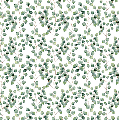 Tenda a rullo per finestra con fantasia di foglie sui rami