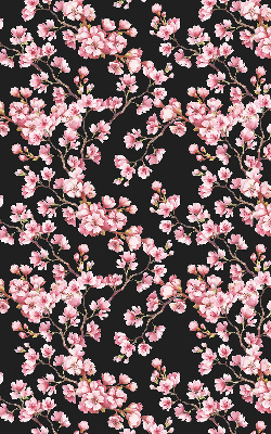 Tenda a rullo per porta finestra con stampa di fiori dall'albero