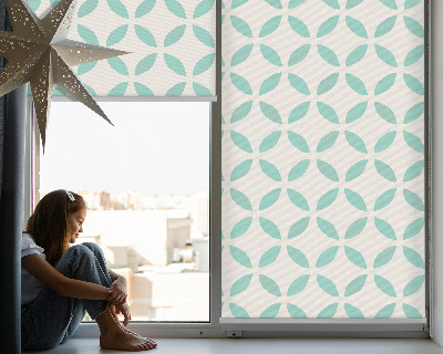 Tenda a rullo per interni con fantasia color beige