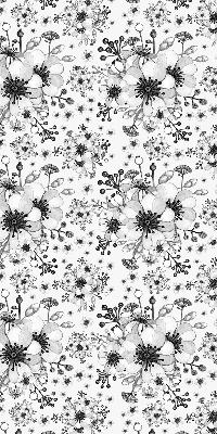 Tenda a rullo per finestra con fantasia a fiori disegnati