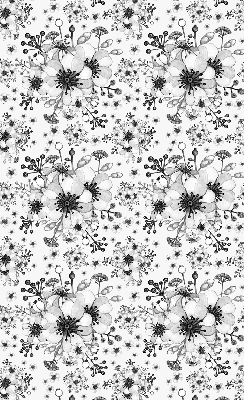 Tenda a rullo per finestra con fantasia a fiori disegnati