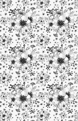 Tenda a rullo per finestra con fantasia a fiori disegnati