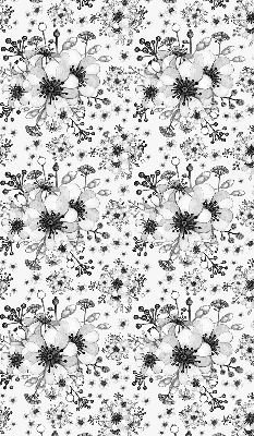 Tenda a rullo per finestra con fantasia a fiori disegnati