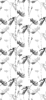 Tenda a rullo per finestra con fantasia a fiori disegnati