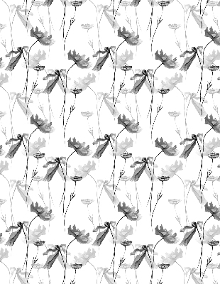 Tenda a rullo per finestra con fantasia a fiori disegnati