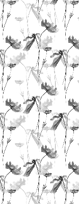 Tenda a rullo per finestra con fantasia a fiori disegnati