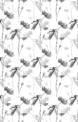 Tenda a rullo per finestra con fantasia a fiori disegnati