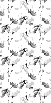 Tenda a rullo per finestra con fantasia a fiori disegnati