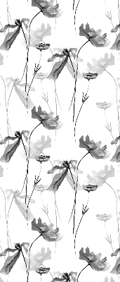 Tenda a rullo per finestra con fantasia a fiori disegnati