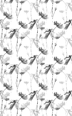 Tenda a rullo per finestra con fantasia a fiori disegnati