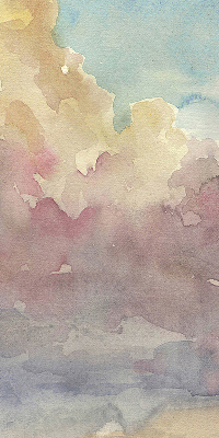 Tenda a rullo per finestra con stampa di cielo colorato