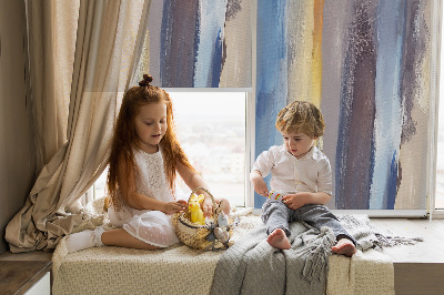 Tenda a rullo per finestra decorazione con quadro stampato