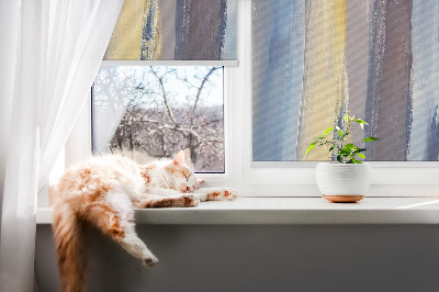 Tenda a rullo per finestra decorazione con quadro stampato