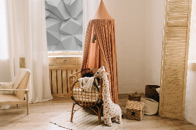Tenda a rullo per finestra con design a effetto parete di carta 3D