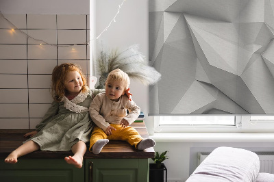 Tenda a rullo per finestra con design a effetto parete di carta 3D