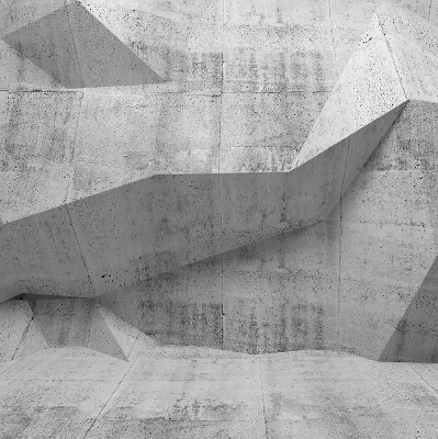 Tenda a rullo in tessuto con stampa effetto muro di pietra 3D