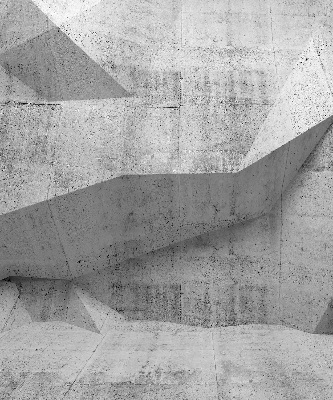 Tenda a rullo in tessuto con stampa effetto muro di pietra 3D
