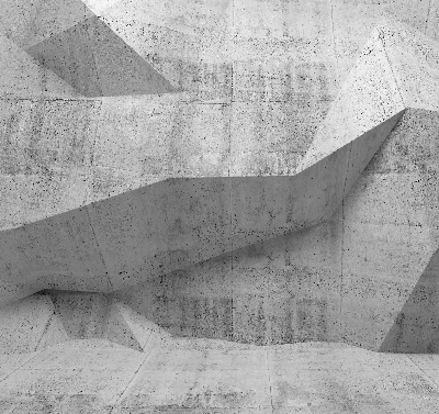 Tenda a rullo in tessuto con stampa effetto muro di pietra 3D