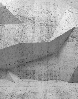 Tenda a rullo in tessuto con stampa effetto muro di pietra 3D