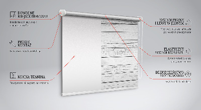 Tenda a rullo per finestra di colore grigio