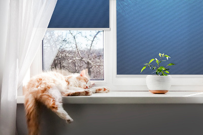 Tenda a rullo interna per finestra con fantasia a tema animazione blu