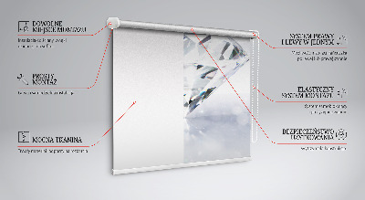 Tenda a rullo in tessuto modello Diamanti