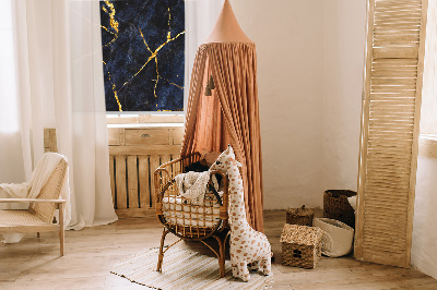 Tenda a rullo interna per finestra in colore marmo blu navy