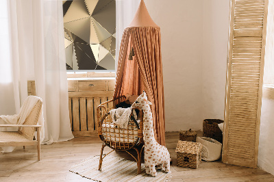 Tenda a rullo per finestra con motivo a triangoli color oro