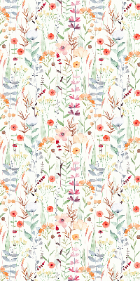 Tenda a rullo per finestra con stampa di fiori colorati