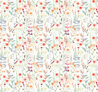 Tenda a rullo per finestra con stampa di fiori colorati