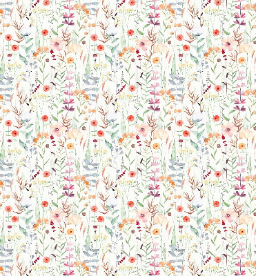 Tenda a rullo per finestra con stampa di fiori colorati