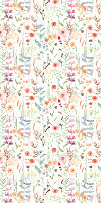 Tenda a rullo per finestra con stampa di fiori colorati