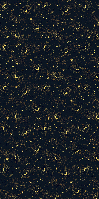Tenda a rullo da interno con fantasia luna e stelle