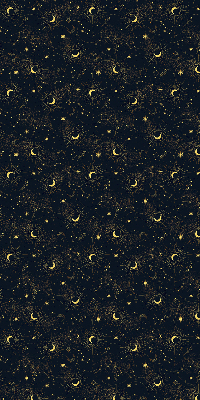 Tenda a rullo da interno con fantasia luna e stelle