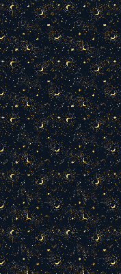 Tenda a rullo da interno con fantasia luna e stelle