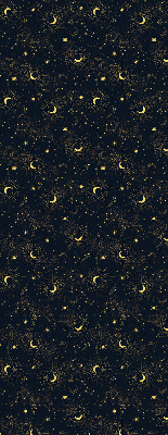 Tenda a rullo da interno con fantasia luna e stelle