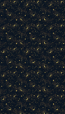 Tenda a rullo da interno con fantasia luna e stelle