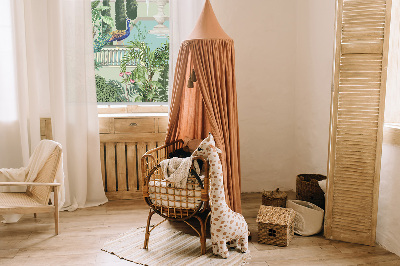 Tenda a rullo per finestra con motivo palazzo con giardino