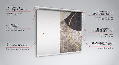 Tenda a rullo per finestra con motivo astratto
