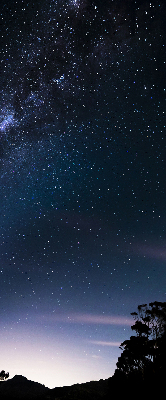 Tenda a rullo per finestra con motivo a cielo stellato