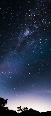 Tenda a rullo per finestra con motivo a cielo stellato