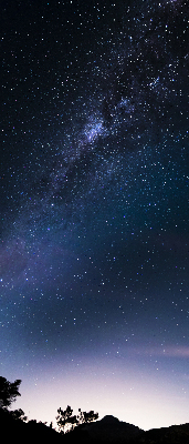 Tenda a rullo per finestra con motivo a cielo stellato