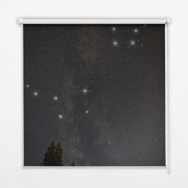 Tenda a rullo da interno con fantasia stelle nel cielo