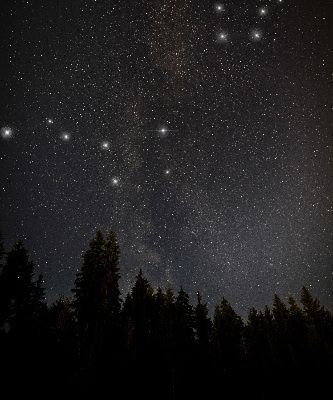 Tenda a rullo da interno con fantasia stelle nel cielo