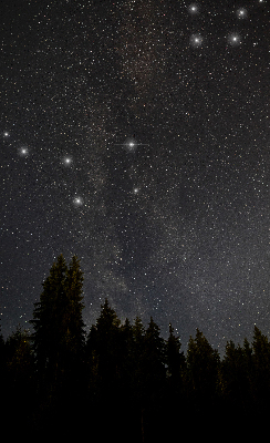 Tenda a rullo da interno con fantasia stelle nel cielo