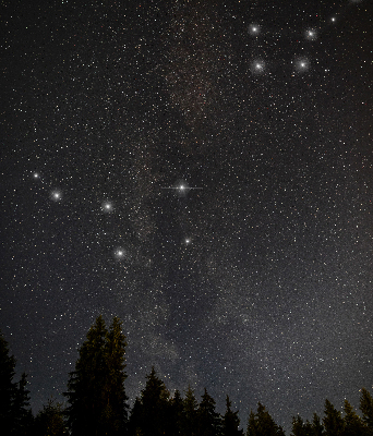 Tenda a rullo da interno con fantasia stelle nel cielo