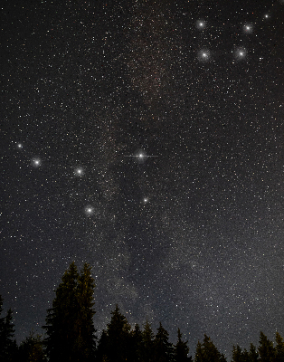 Tenda a rullo da interno con fantasia stelle nel cielo