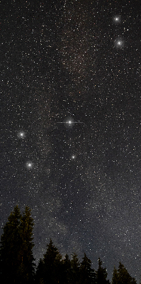 Tenda a rullo da interno con fantasia stelle nel cielo