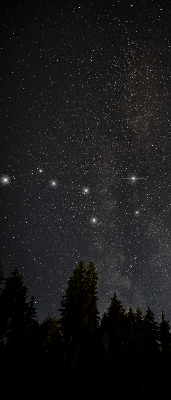 Tenda a rullo da interno con fantasia stelle nel cielo