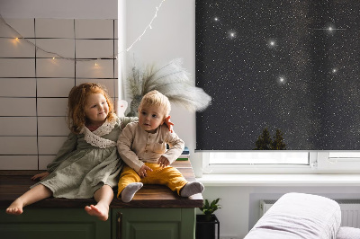 Tenda a rullo da interno con fantasia stelle nel cielo